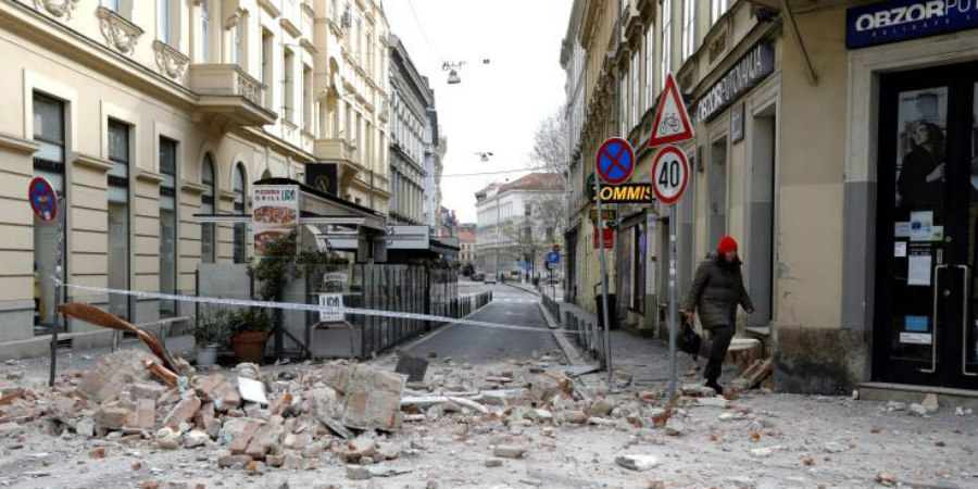 Σεισμός 5,2 βαθμών σημειώθηκε στο κεντρικό τμήμα της Κροατίας